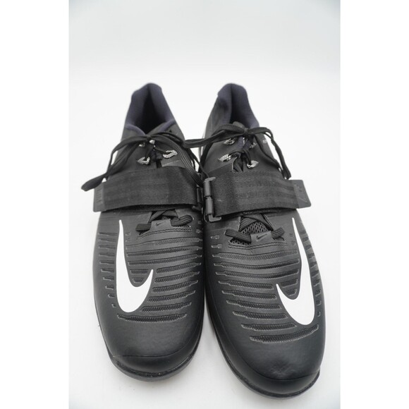 Nike Men\'s Romaleos 3 Weightlifting Shoes Black White (852933-002) Size 15 main image 6